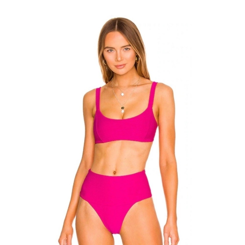 Vibrant Pink Women's Bikini Set